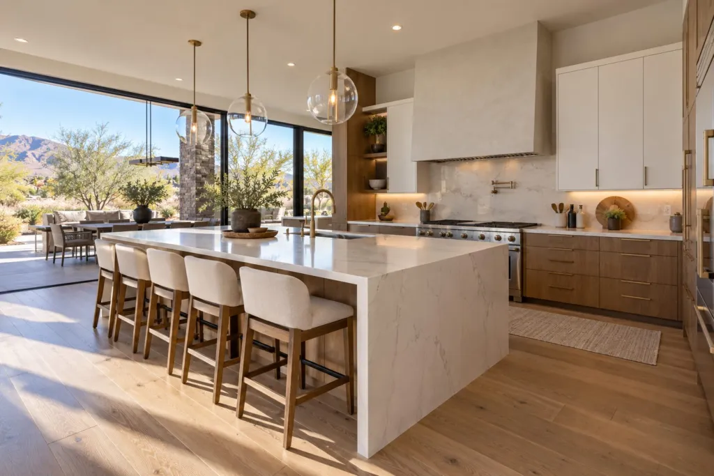 Spacious kitchen in a newer Las Vegas home