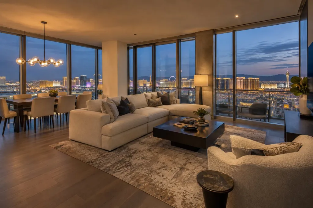 High-rise condo on the Las Vegas Strip